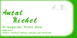 antal michel business card